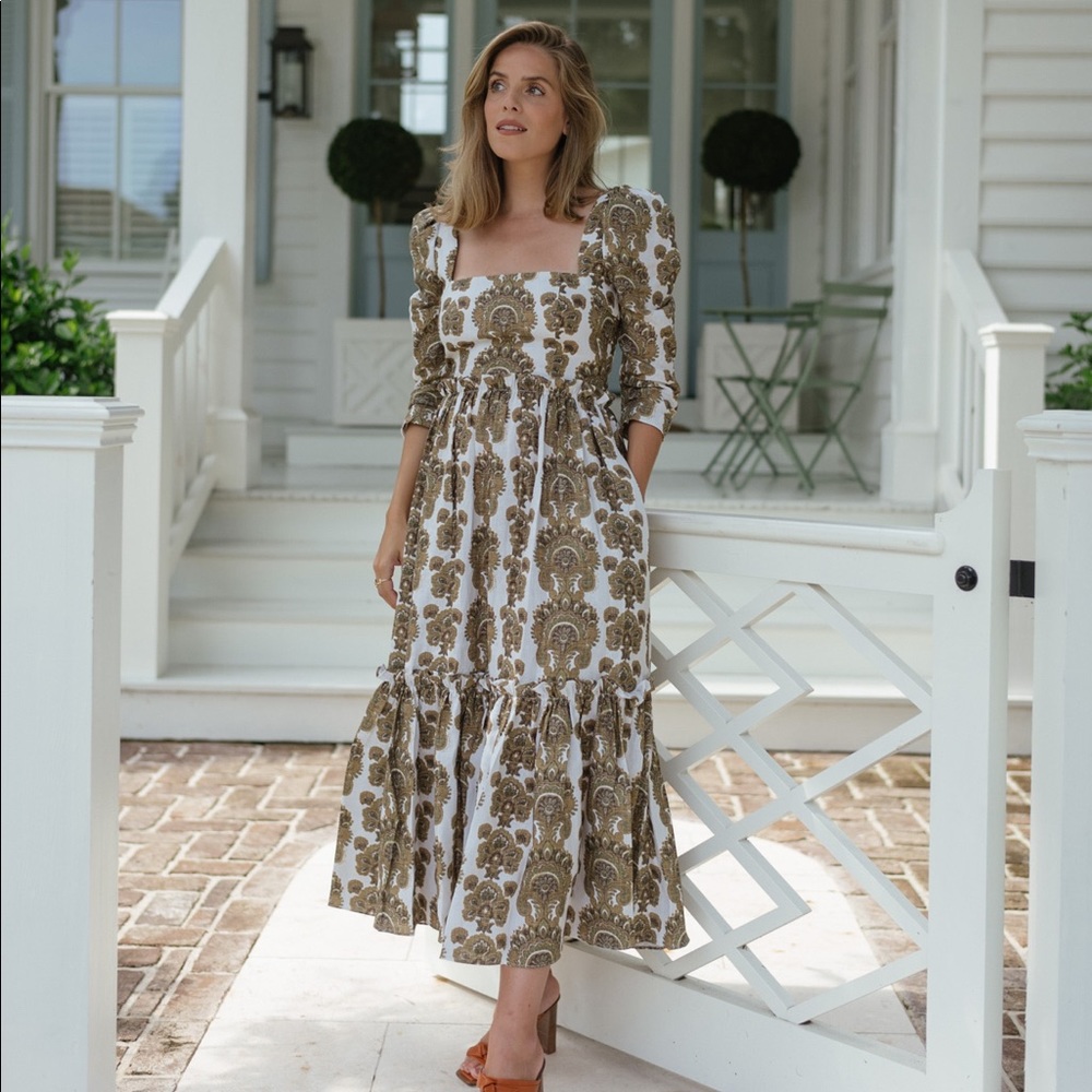 NWT Cara cara blue hill dress in paisley size 0